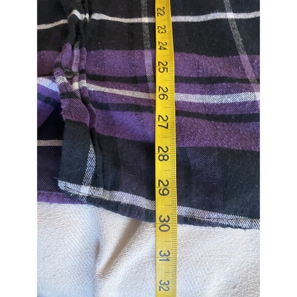 Nickelodeon Rugrats Crew On Back Purple Button Up Flannel Size Women’s L - Picture 15 of 16